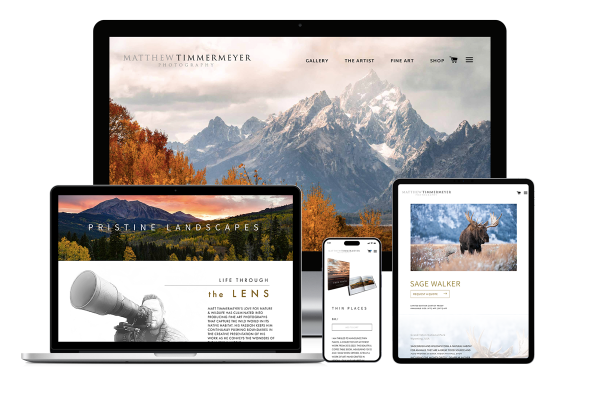 Matthew Timmermeyer Photography Website Design